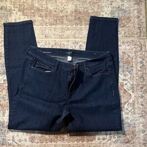 LOFT Women's Deep Indigo Skinny Jeans